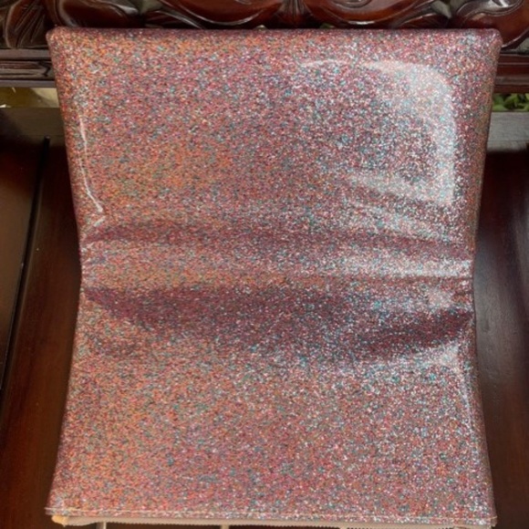 CONSUELA RASPBERRY FOLD OVER CLUTCH! - Picture 2 of 3